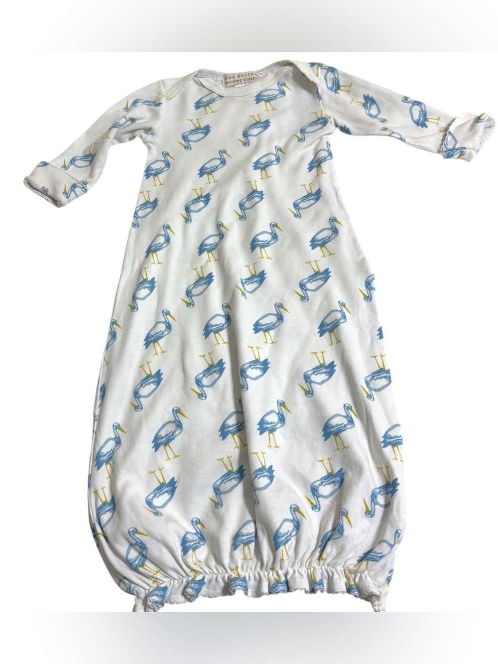 TBBC Adorable Everyday Sir Proper Stork Gown Sleep Sack size 0-3 Mo